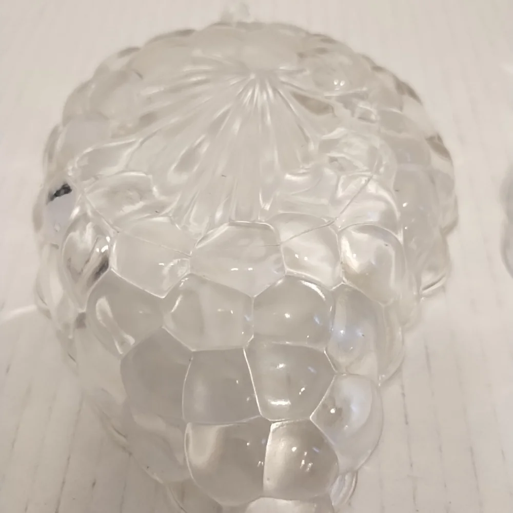 Grape‎ Cluster Shape Candy Dishes Set Of Two Cut Glass Crystal 7